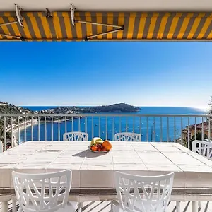 Apartment Sur Mer:appartement-villa, Vue Mer, Jardin, Parking., Villefranche-sur-Mer